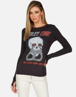 McKinley Too Fast For Love -Lauren Moshi Shop motley crue too fast for love fitted thermal top 2158 THR 13311 ONYX 04